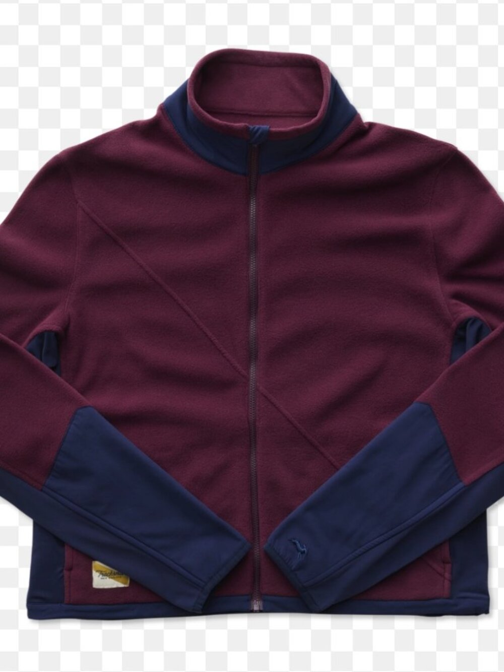 Tracksmith Franklin Fleece Full Zip Men's Medium - Wine - Brand new with tags